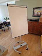 MAUL Flipchart MAULsolid Rundfuss Rollen 63 x 71 x 196 cm