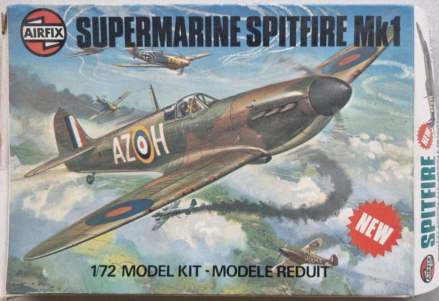 Airfix Modellbausätze & Standmodelle: 1/72 Airfix Spitfire MK I (61065-2) – Gebraucht aus Grand-Lancy von LFW