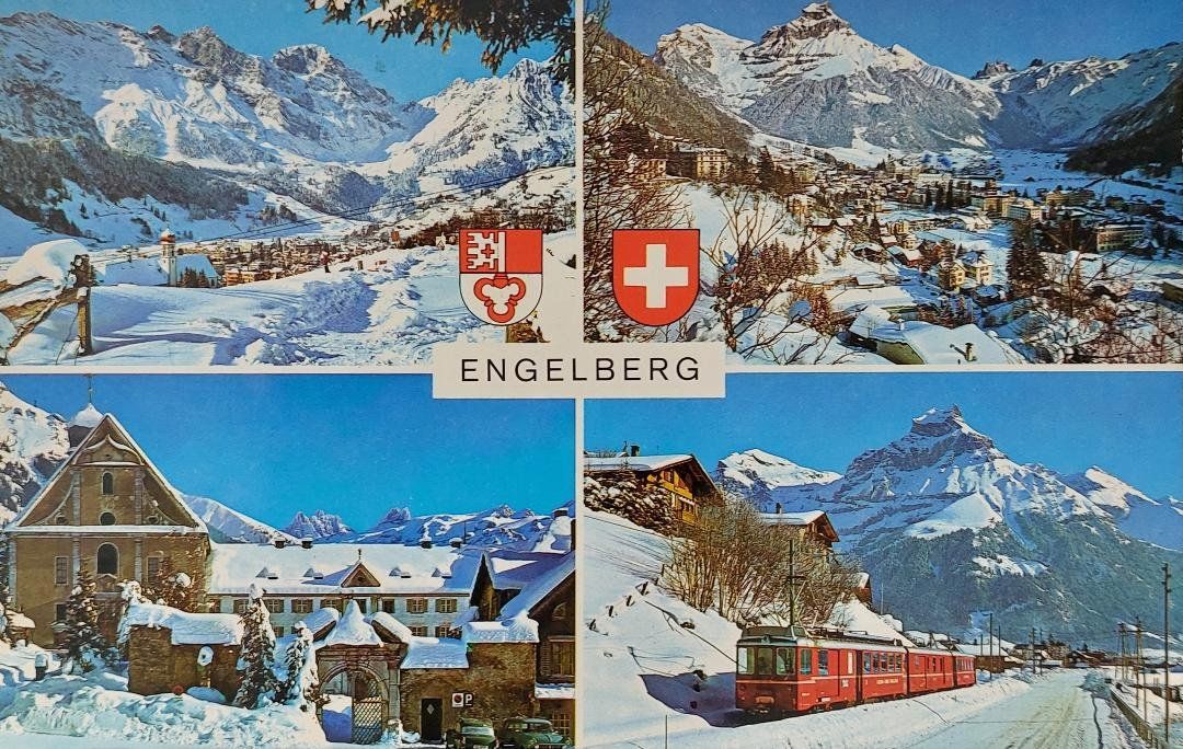 Cartoline postali: ENGELBERG - 1962 – Usato da Delémont venduto da Domdom1