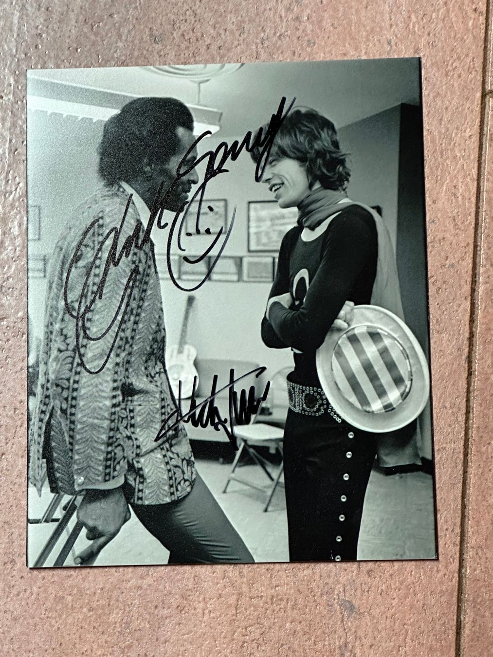 Autografi: Originalautogramm von Chuck Berry und Mick Jagger – Usato da rafz venduto da Ttt0071