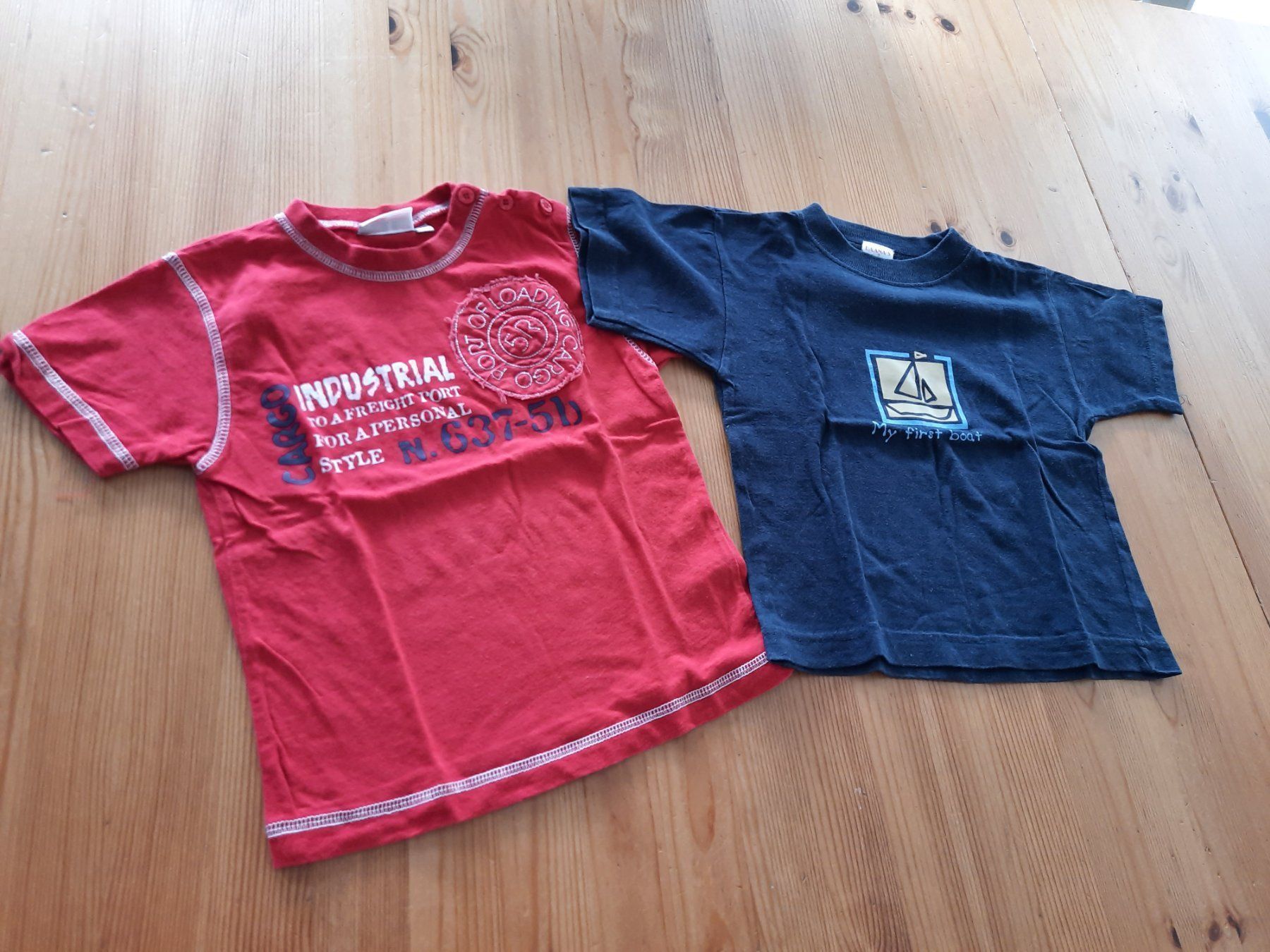 T-shirt: 2 T-Shirts 86/92 – Usato da Aesch BL venduto da ChezToKa