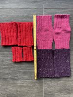 Handgestrickte Pulswärmer, Stulpen für Hände und Füsse