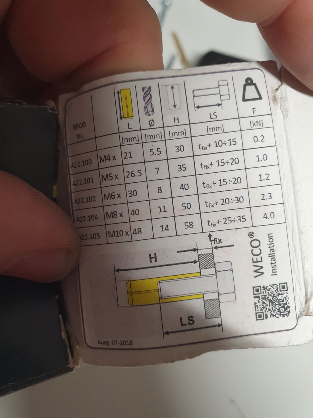 Tutti gli attrezzi: Weco Sicherheits Messingdübel plastischem Spreizelement M6 – Nuovo (secondo la descrizione) da Zürich venduto da Alibaba1234 2