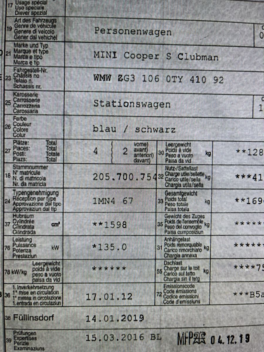 Cooper Cerchioni: Winterräder/Felgen zu Mini Cooper S – Usato da Maisprach venduto da Stern00 1
