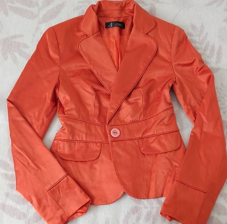 Damen Blezer Grösse S Orangengelb