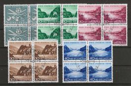 1956 : Pro Patria Serie im VB - Ersttag Bern (Gummierung)
