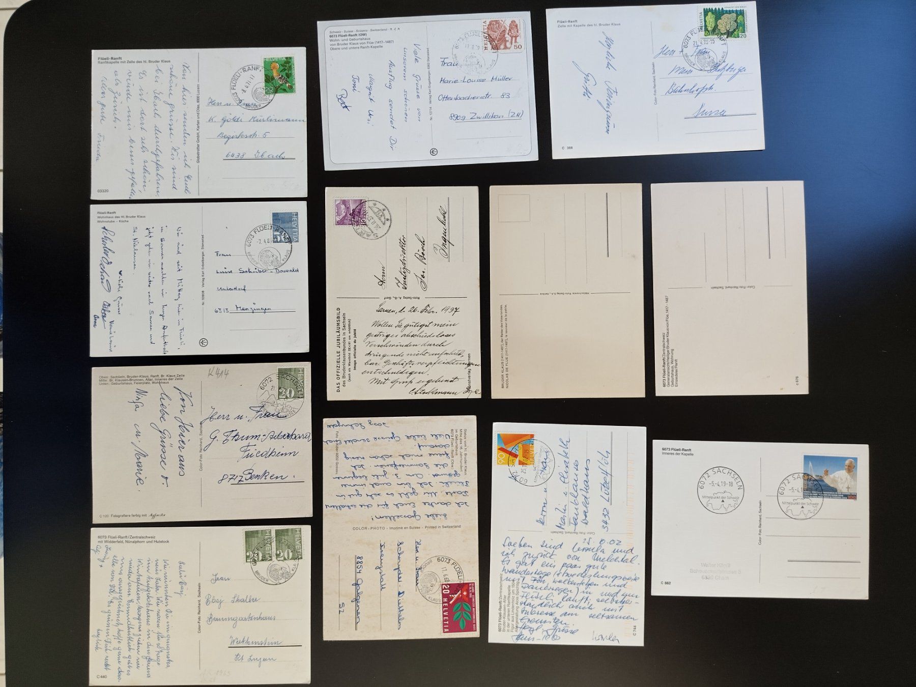 Cartoline postali: 12 AK Flüeli-Ranft Bruder Klaus – Usato da Ohmstal venduto da Lebensfreude05 2
