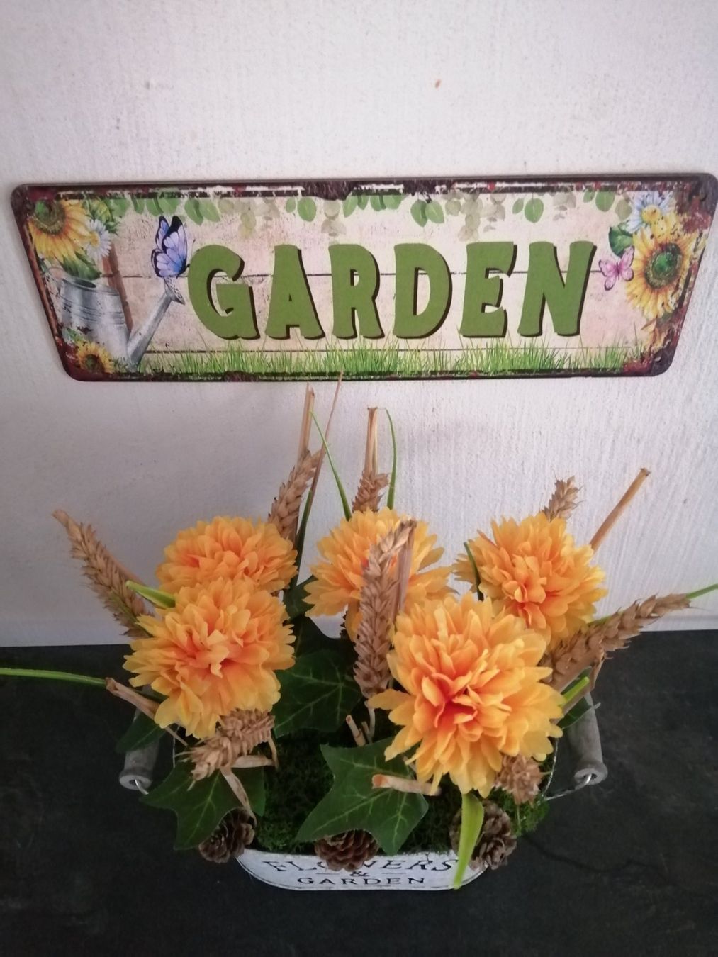 Tutte le decorazioni: Gesteck im Flowers& Garden Henkeltopf – Nuovo e nell'imballaggio originale da langenthal venduto da Jordi04 1