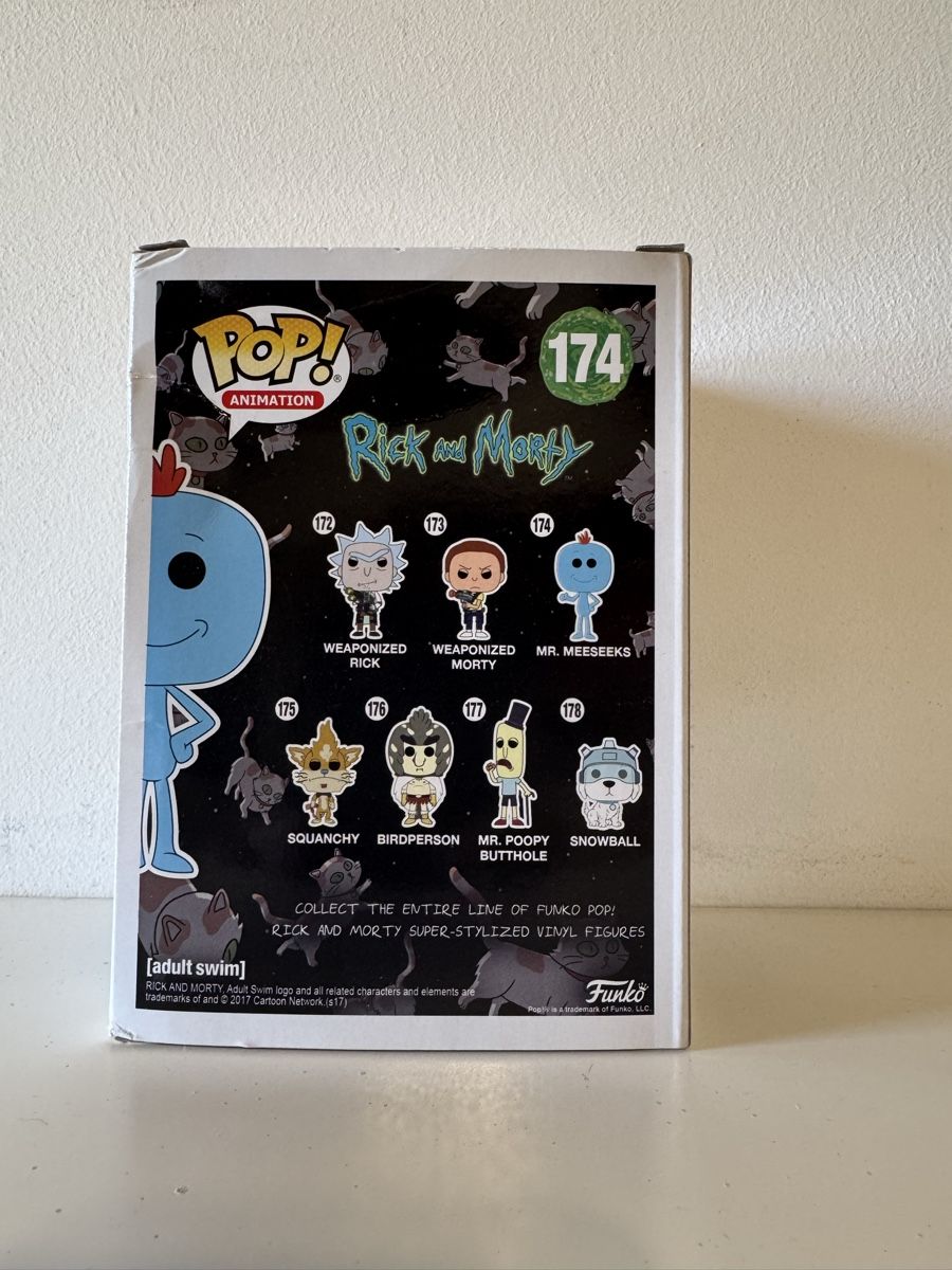 Funko Statuette: Funko Pop! Animation - Mr. Meeseeks 174 – Usato da Comano venduto da alice_x26x 1