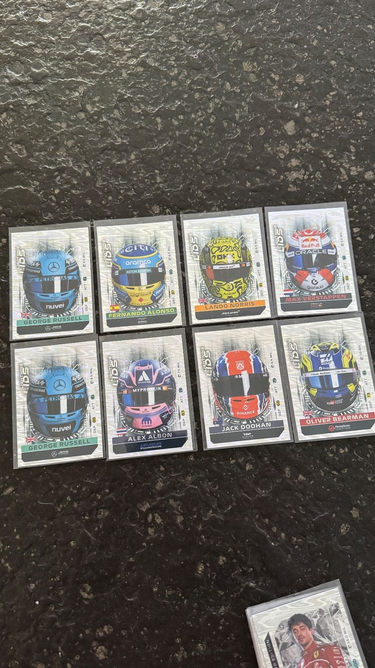 Topps Carte collezionabili: Topps turbo attax f1 Lightning lids – Usato da Burgdorf venduto da Catbagger64