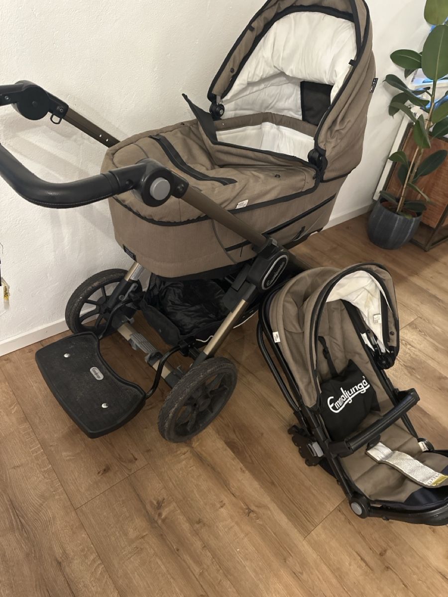 Emmaljunga Carrozzine: Emmaljunga Kinderwagen mit viel Zubehör – Usato da Klingnau venduto da leobox 6