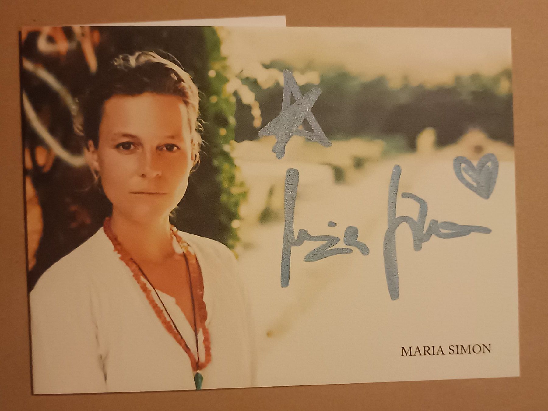 Autographes: Maria Simon - handsignierte Autogrammkarte – D'occasion à Menziken par Artographs