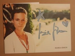 Maria Simon - handsignierte Autogrammkarte