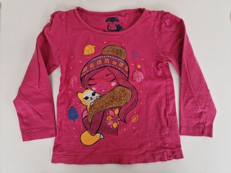 Mädchen Langarmshirt C&A Gr. 110 4-5Y 100% Baumwolle