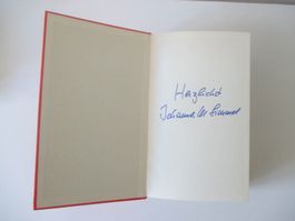 Johannes Mario Simmel   Roman  signiert  original Autogramm