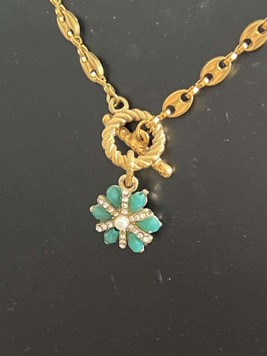 Ketten: Wunderschöne Halskette mit Türkis Anhänger, neu – Neu (gemäss Beschreibung) aus Seon von Sunny-Schmuck78 1