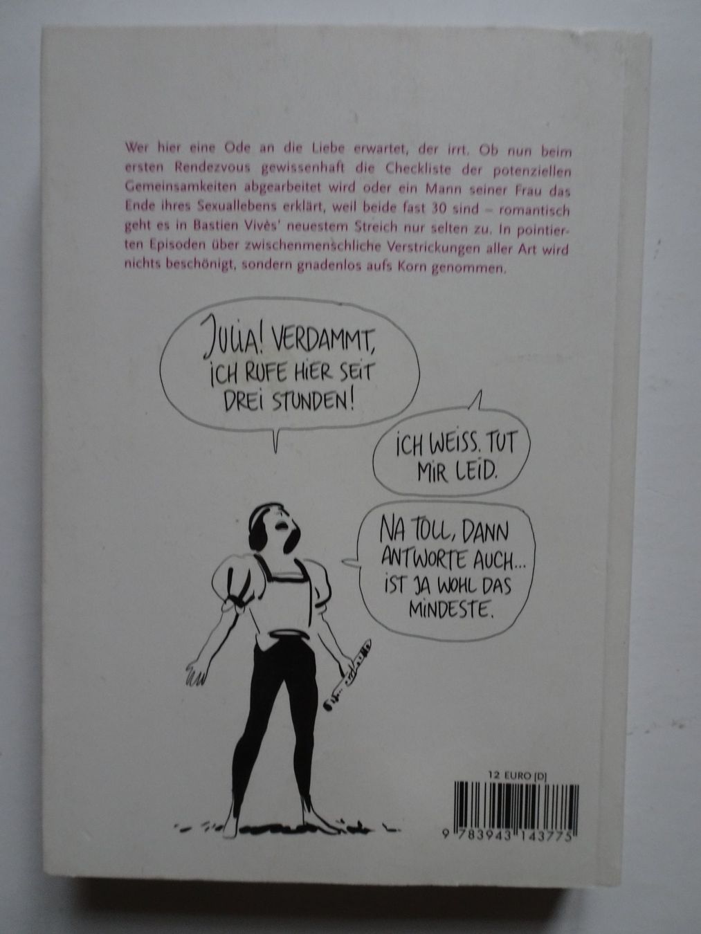 Fumetti: Bastien Vivès - Die Liebe - Comic – Usato da Schönenwerd venduto da schnitzunddrunter 1