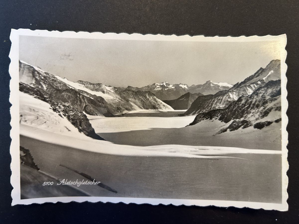 Ansichtskarten: AK Aletschgletscher – Gebraucht aus Fanas von Alessio11