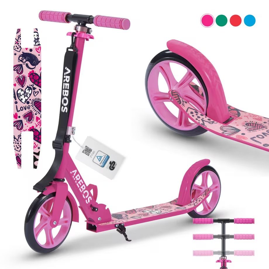 Kickboard: Tretroller Kickroller Cityroller - Pink – Nuovo (secondo la descrizione) da Nebikon venduto da warendiscount