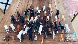 Schleich Pferde Set 47 Stück inkl. 7 Fohlen, Top Zustand