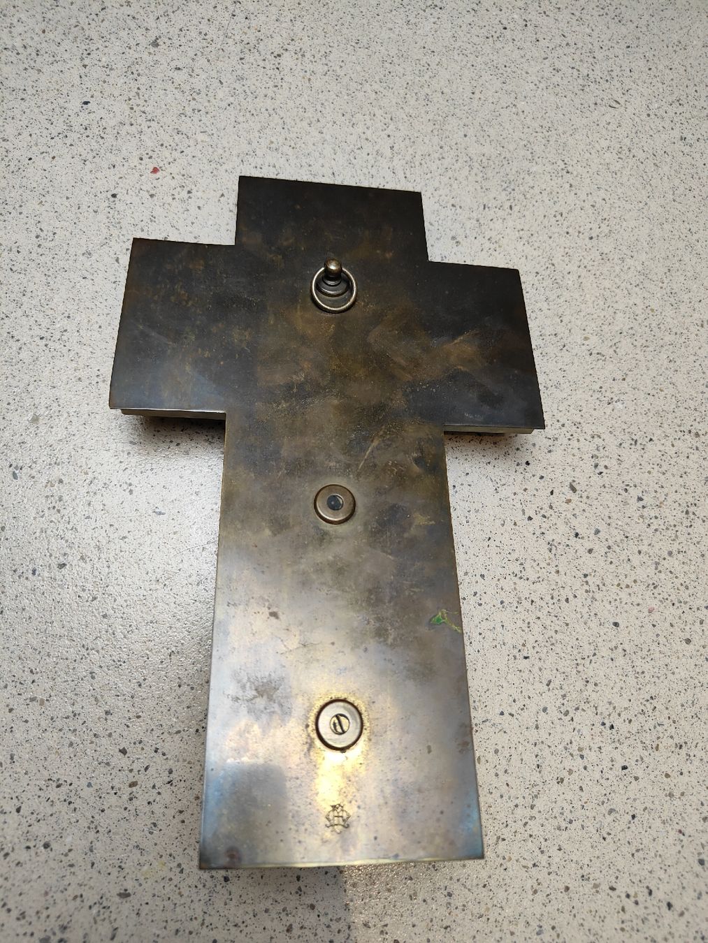 Statuette: Cloisonné Email Weihnachtsbeckenkreuz – Usato da Zürich venduto da mobilix 2