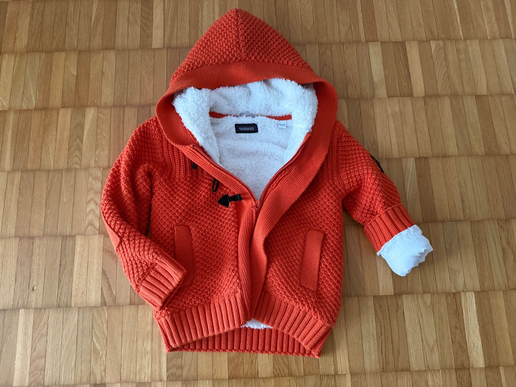 Giacche & Cappotti: Sarabanda Jacke mit Teddyplüsch Gr 92 – Nuovo (secondo la descrizione) da Richterswil venduto da Eunoia85 1