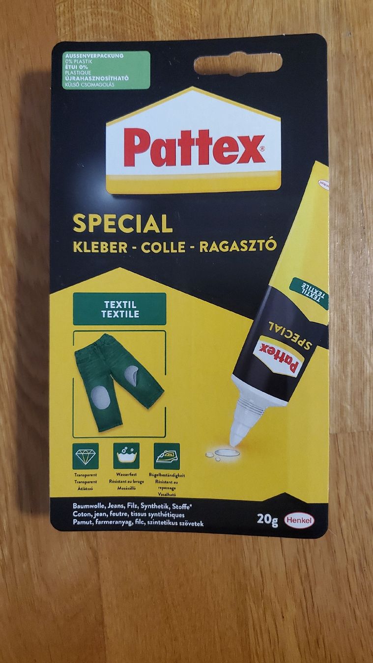 Alle Werkzeuge: Pattex Spezial Textil-Kleber – Neu und originalverpackt aus Uster von lof_2xmz