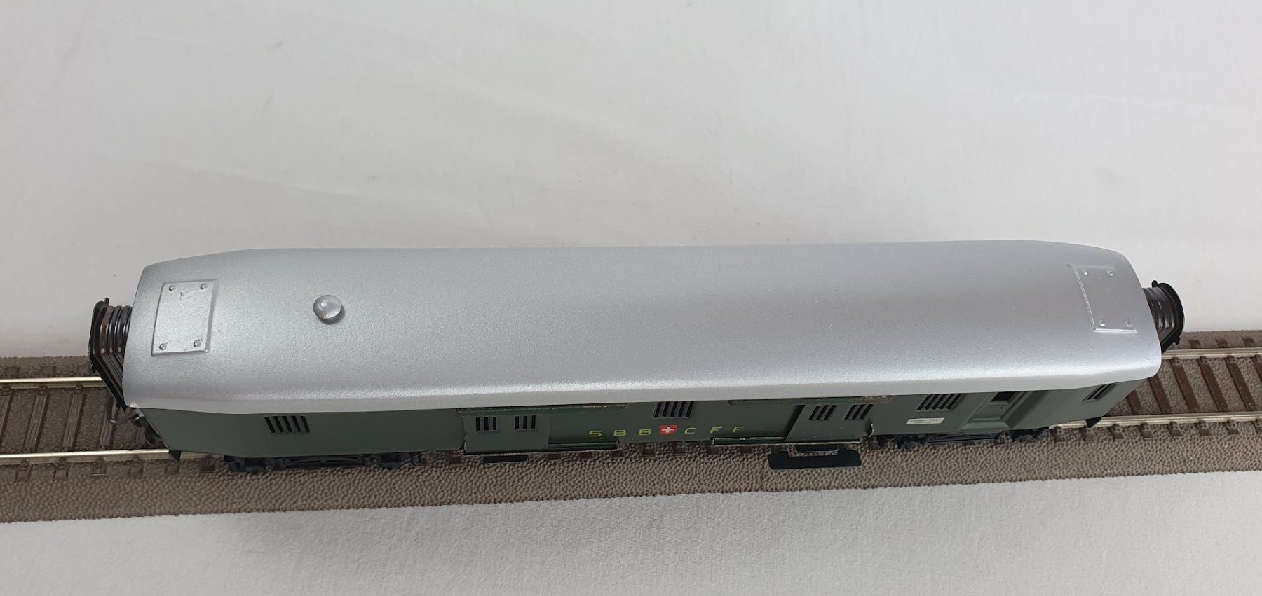 Märklin Modellini di ferrovie: 4017 SBB Leichtschnellzug-Gepäckwagen, Version: 1960 – Usato da Seon venduto da voAllBah 2