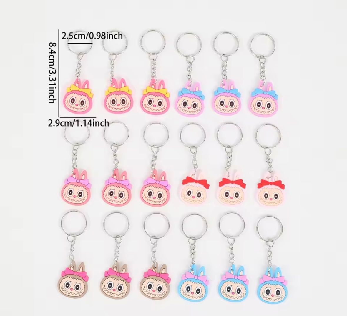 Portachiavi: 18 PCS  - Porte clé Labubu, New – Nuovo e nell'imballaggio originale da Collombey venduto da Cards07 1