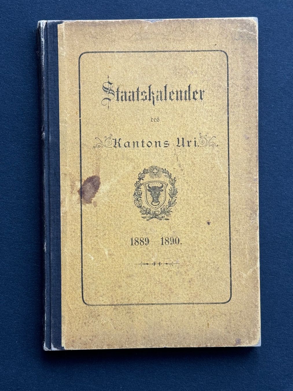 Libri: Staatskalender des Kantons Uri 1889-1890 – Usato da Adliswil venduto da buch_und_kunst