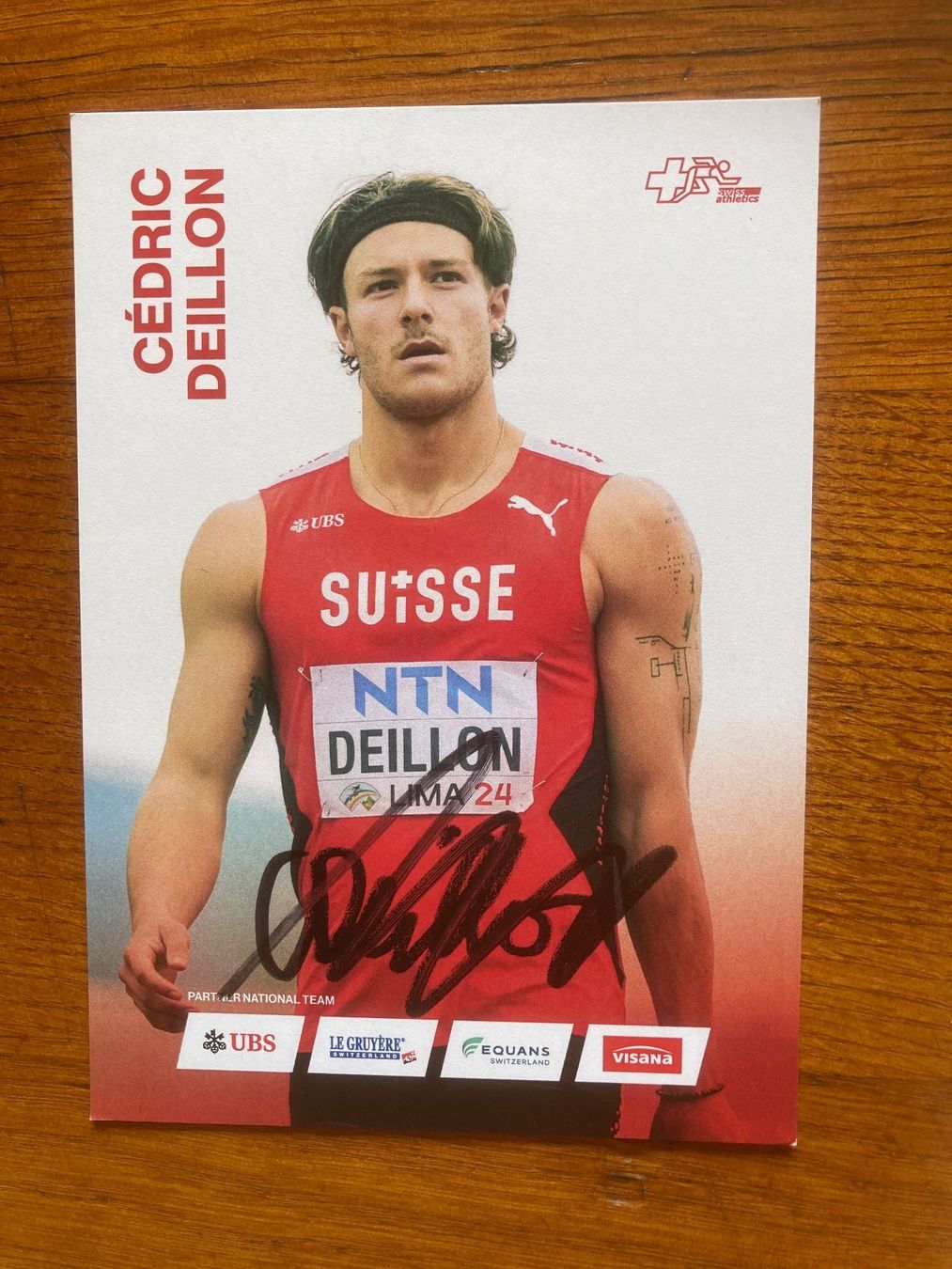 Autogramme: Cédric  Deillon  /  orig. AK – Neu (gemäss Beschreibung) aus Lovens von Traktor69