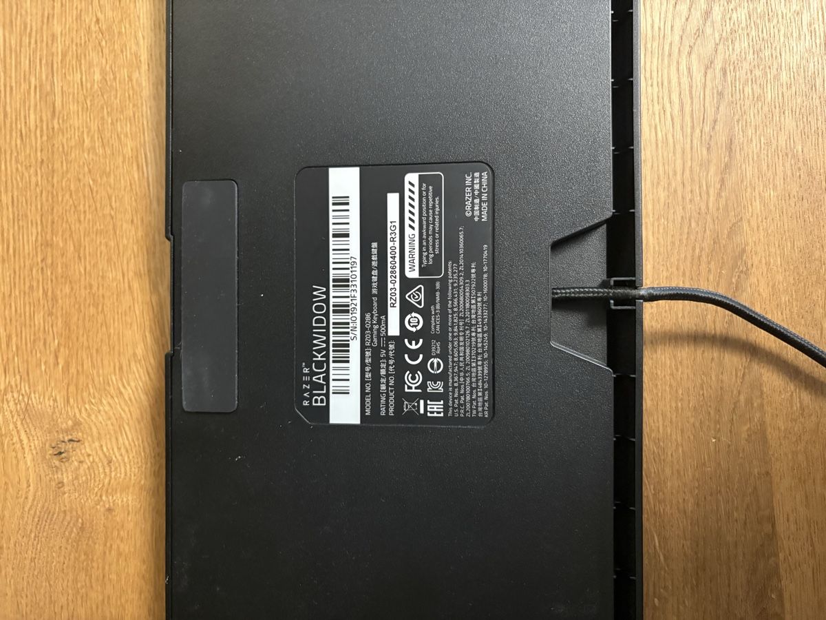 Razer Claviers: Razer BlackWidow Gaming-Tastatur – Neuf (Voir description) à Jona par Jaggert_3 5