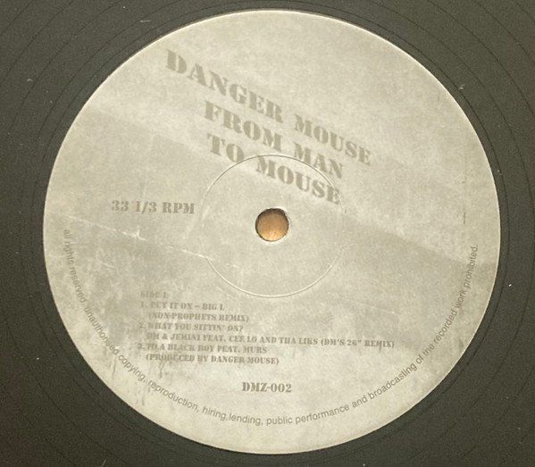 Dischi in vinile: Danger Mouse – From Man To Mouse (2LP) – Usato da Genève venduto da yoww123 5