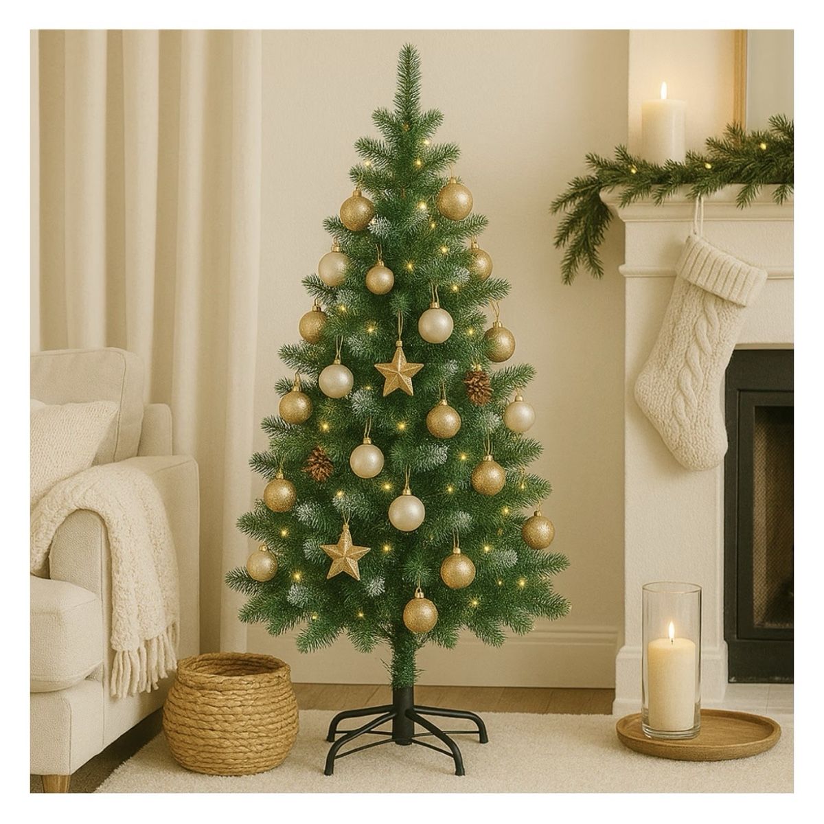 Tutte le decorazioni: Weinhachtsbaum / Christmas Tree Plastic 150cm – Nuovo e nell'imballaggio originale da Glis venduto da real_marc_philipp