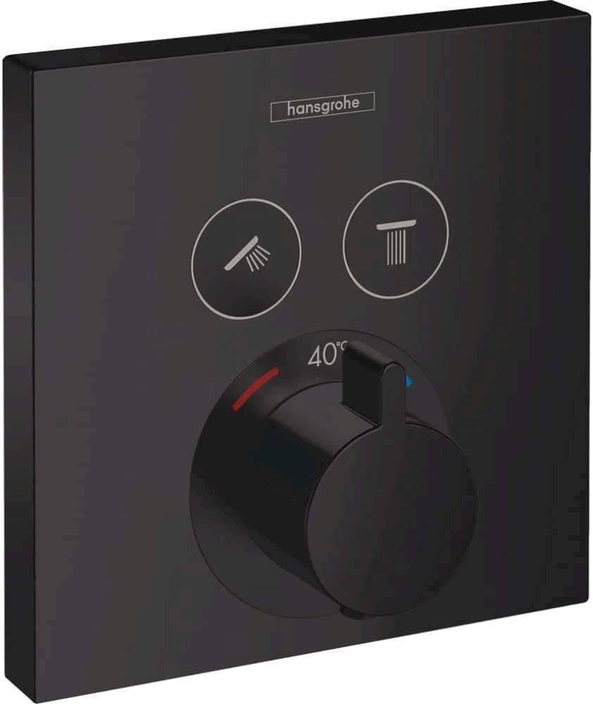 Robinetterie: Hansgrohe ShowerSelectThermostat schwarz – Neuf avec emballage d'origine à Bottighofen par zaap