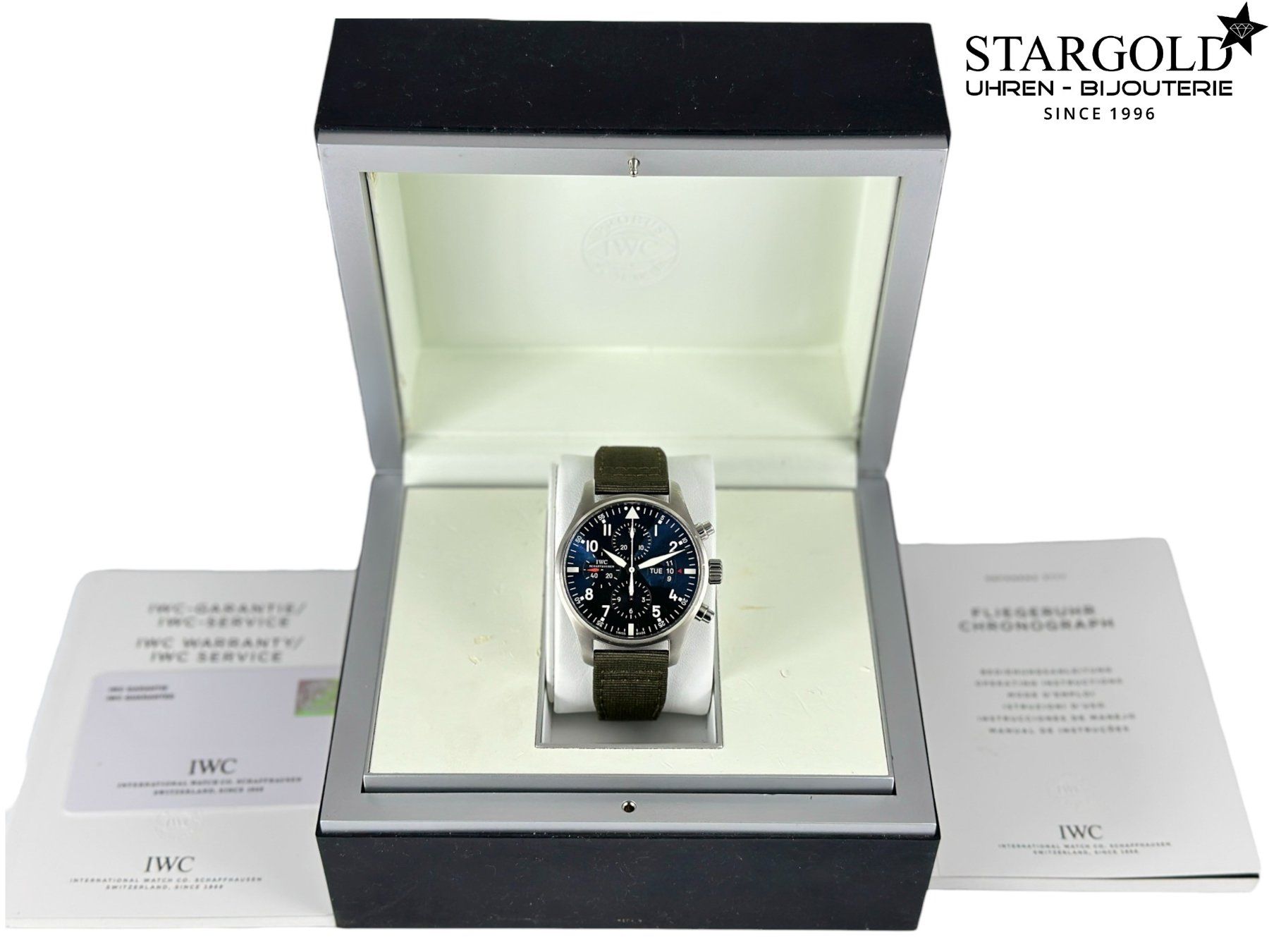 IWC Orologi: IWC Fliegeruhr Chronograph - IW377701 – Usato da Zürich venduto da Stargold-Uhren 9