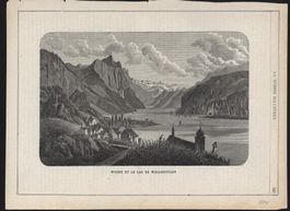 Weesen Holzstich 1874