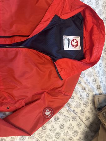Men's Lightweight Red Jacket - Perfect for Spring!