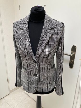 Blazer f. Übergang Gr. 36, kariert, Vanilla