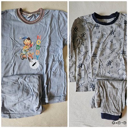 Set 2 Pyjama Gr. 98/104 kurz & lang