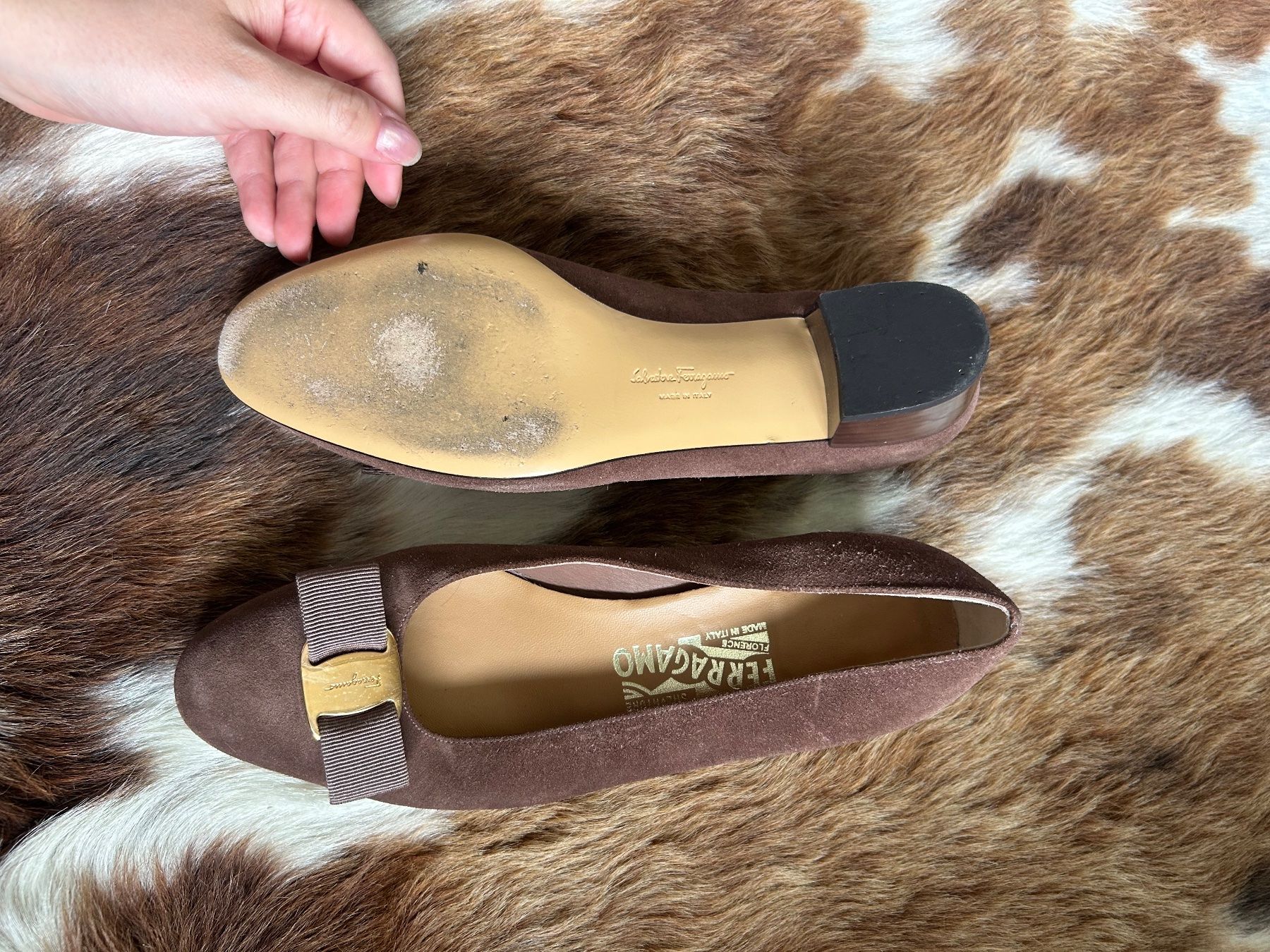 Salvatore Ferragamo Scarpe da donna: Salvatore FERRAGAMO Ballerinas mit Absatz – Usato da Bern venduto da miafilippa01 2