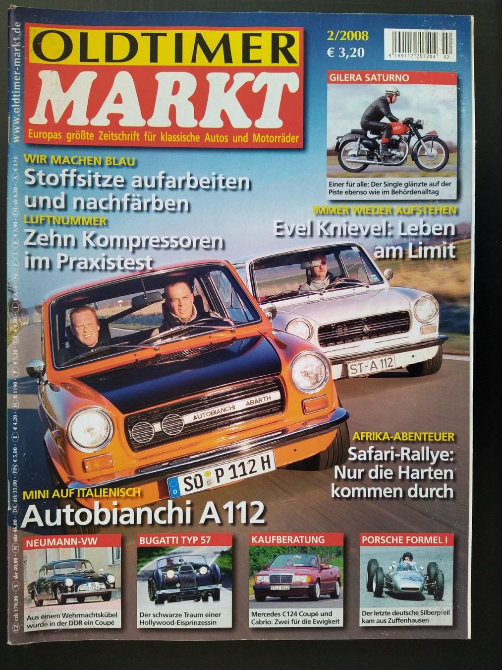 Riviste & Magazine: Magazin Oldtimer Markt Nr.2/ 2008 A112/Neumann/Bugatti/Merc – Usato da Bern venduto da micky031