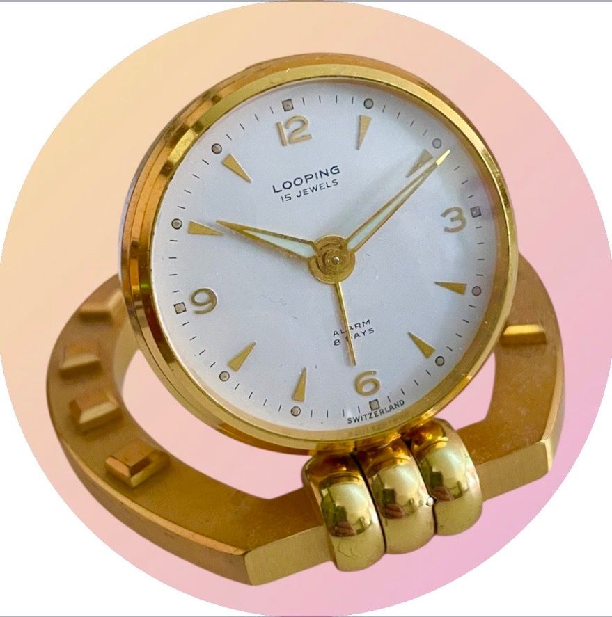 Looping Sveglie: Looping 8 Day Swiss Alarm Clock – Usato da lyss venduto da Uhrenparadies 1