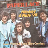 Vinyl Single Paper Lace - Hitchin' A Ride '75