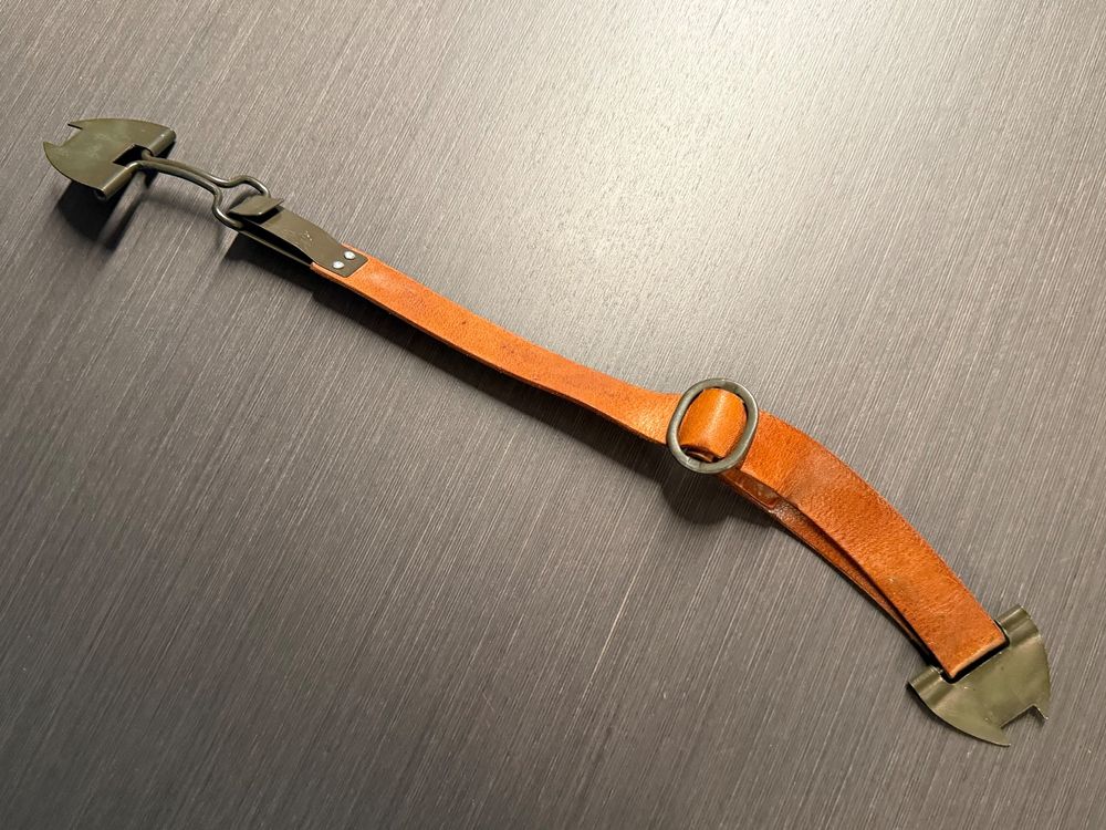 Ersatz Kinnriemen aus Leder für Helm 18 Schweizer Armee (Gebraucht) in ...