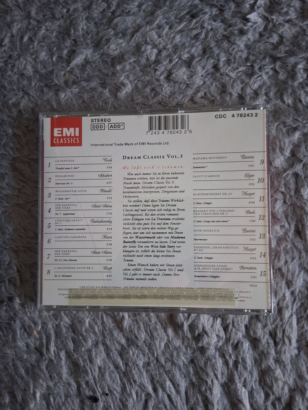 CDs: DREAM CLASSIX  VOL.3     CD – Gebraucht aus Wetzikon ZH von Ramones01 1