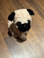 Süsses  Mops-Stofftier sucht neues Zuhause…..