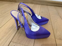 8 by Yoox - Purple Platform Heels - Summer Style - Size 40