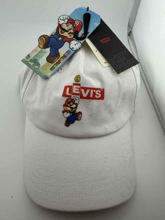 Levi's x Super Mario Capi, weiss, neu mit Etikett! ✅