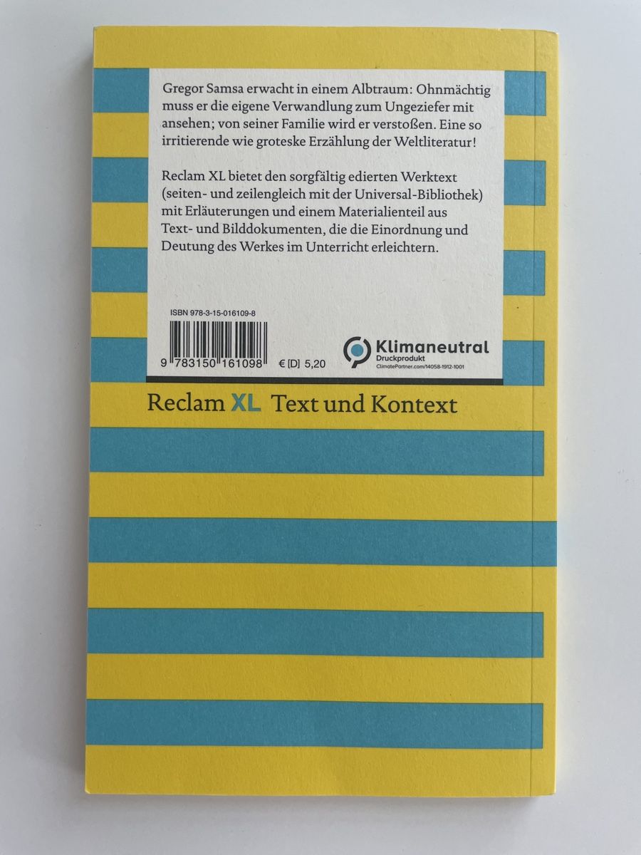Libri: Die Verwandlung - Frank Kafka – Nuovo (secondo la descrizione) da Abtwil SG venduto da mikes201 1